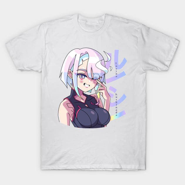 Lucy Cyberpunk edgerunners - Cyberpunk 2077 - T-Shirt Lucy Cyberpunk edgerunners - Cyberpunk 2077 - T-Shirt